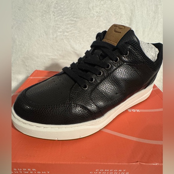 Easy Spirit Other - Black Leather Men's Sneakers 7.5